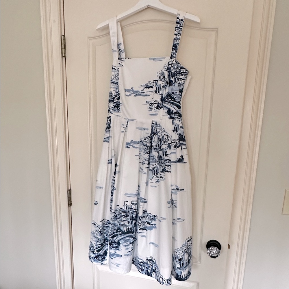 Pretty White House Black Market Sundress